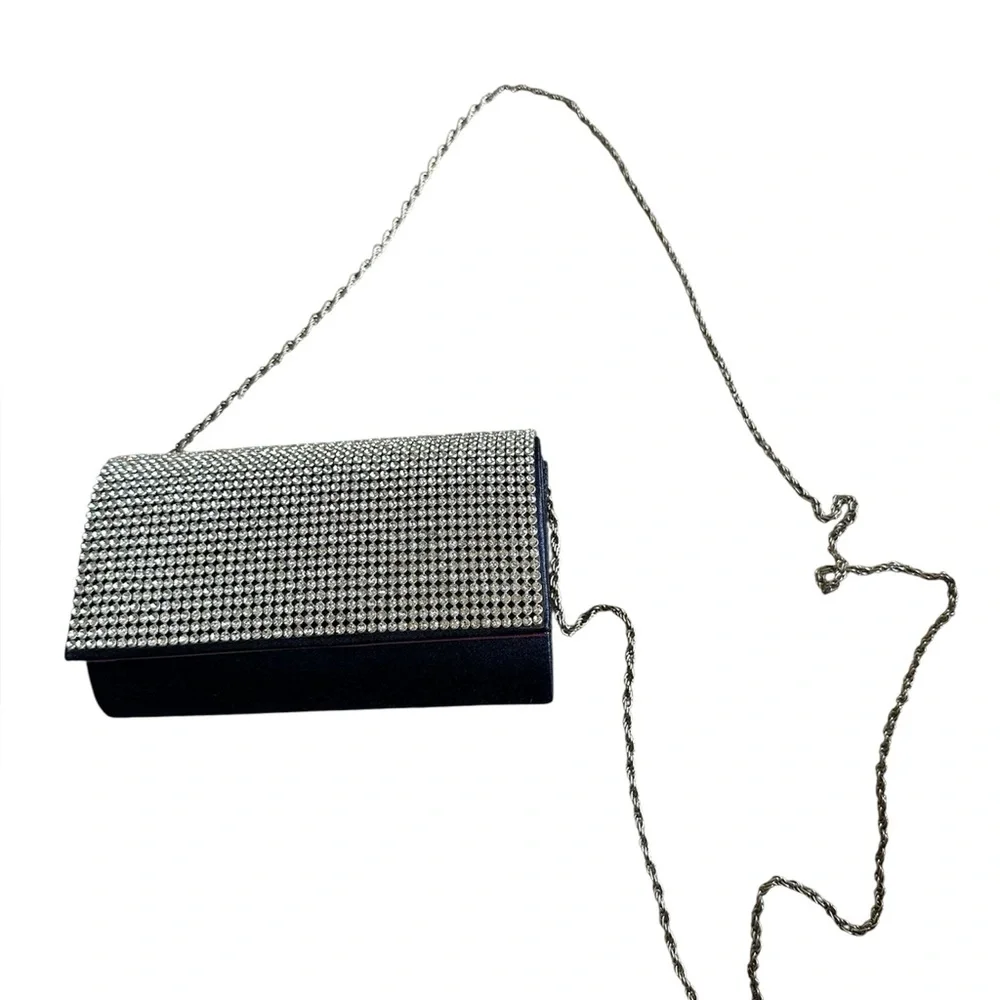 RSVP crystal-embellished evening clutch‎ bag LIKE NEW